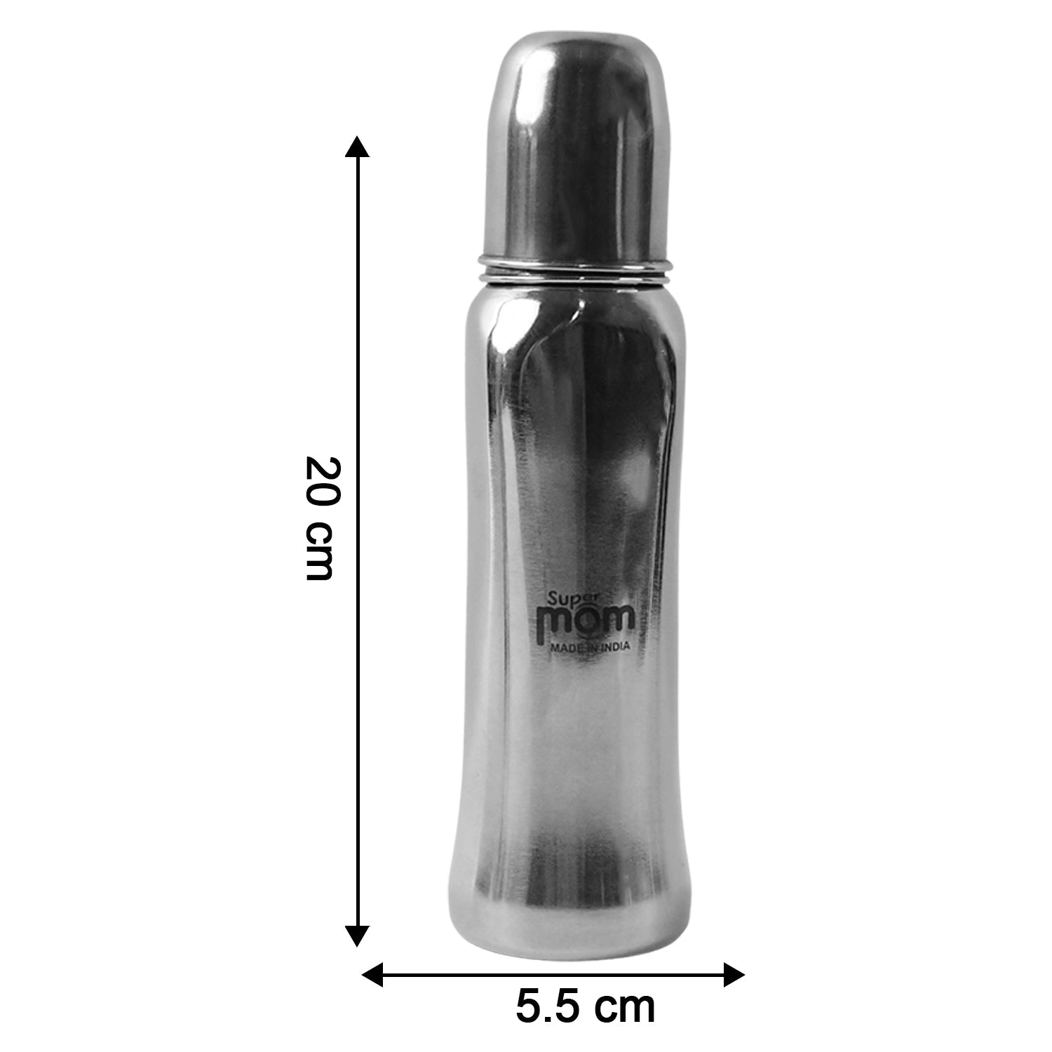 Supermom Lion Stainless Steel Feeding Bottle – 250ml Supermom Lion Stainless Steel Feeding Bottle – 250ml